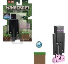 Boneco Articulado Minecraft Vanilla Enderman 12cm Mattel JCN37