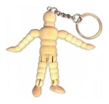 Boneco Articulado Mini Chaveiro Boneco Articulado Mini Chaveiro