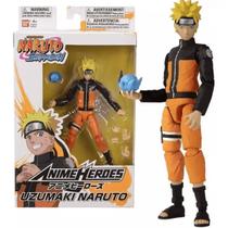 Boneco Articulado Naruto Uzumaki Anime Heroes 15cm Original - Bandai