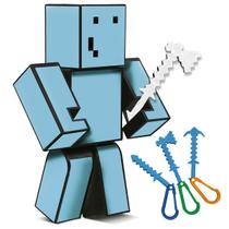 Boneco Articulado Problems do jogo Mine Algazarra 35cm Craft
