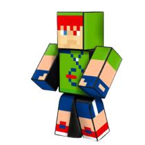 Boneco Articulado Robin Hood Gamer Minecraft Algazarra 25cm