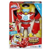 Boneco Articulado Robô Alienígena Vermelho Hot Shot Transformers Rescue Bots Academy - Hasbro