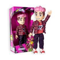 Boneco Articulado Robson Youtuber Dos Rosa 25cm Baby Brink