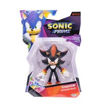 Boneco Articulado Shadow de 13cm - Sonic Prime