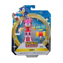 Boneco Articulado Sonic The Hedgehog c/ Acessório - Nova Série - 10 cm - Jakks