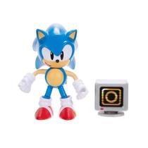 Boneco articulado sonic the hedgehog com caixa de anel - sunny 004554