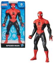 Boneco Articulado Spider-Man Olympus Traje Preto e Vermelho 24Cm - Homem Aranha - Hasbro - F0780