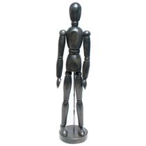 Boneco Articulado Vintage 30cm Preto Boneco Articulado Vintage 30cm Preto