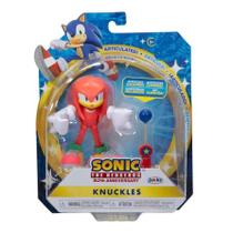 Boneco Articulado Wave Knuckles de 9cm com Acessório - Sonic