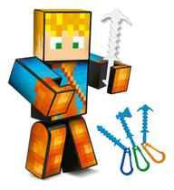 Boneco Articuladp Mine Lopers Streamer 35 Cm Algazarra Craft