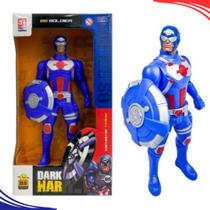 Boneco Articulável Dark War Brinquedo Infantil Menino Grande Super Herói Articulado
