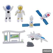 Boneco Astronauta 07 Peças com Acessórios Espacial