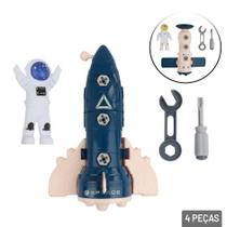 Boneco Astronauta Monta e Desmonta 4 Peças Boneco Astronauta Monta e Desmonta 4 Peças