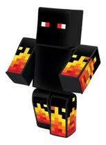 Boneco Athos 25cm - Minecraft Gamers Youtubers Streamers Brinquedo Original