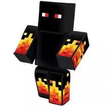 Boneco Athos 35 Cm Mine Craft Articulado Streamers Gamer - ALGAZARRA