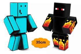 Boneco Athos E Problems 35cm - Minecraft Gamers Original