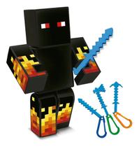 Boneco Athos Original 35cm Mine Gamer Skins Articulado Craft Boneco Athos Original 35cm Mine Gamer Skins Articulado Craft