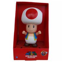 Boneco Aticulado Toad PVC 23cm - Super Mario Collection