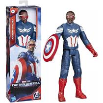Boneco Avengers Titan Hero Capitao America SAM Wilson Hasbro F9276