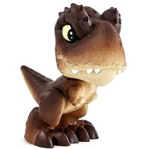 Boneco Baby Dino T Rex Marrom Escuro Pupee 1477