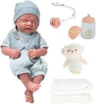 Boneco baby real flofy com manta - dm brasil Boneco baby real flofy com manta - dm brasil
