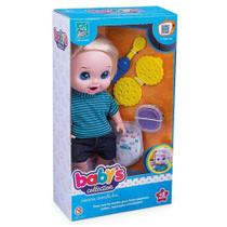 Boneco Baby's Collection Comidinha Menino Super Toys Boneco Baby's Collection Comidinha Menino Super Toys