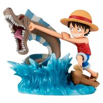 Boneco Banpresto One Piece Wcf Monkey.D.Luffy & Sea Monster