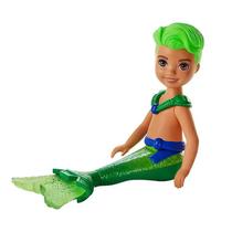 Boneco Barbie Dreamtopia Chelsea Menino Tritão Verde - Mattel