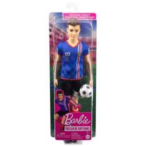 Boneco - Barbie Jogador De Futebol - Azul MATTEL