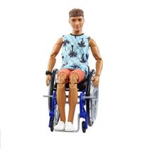 Boneco Barbie Ken Cadeira De Rodas Fashionistas Mattel - HGT59
