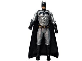 Boneco Batman 30cm Liga Da Justiça Articulado Brinquedo Som