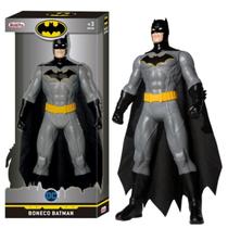 Boneco Batman 45cm Articulado Liga Da Justiça Grande Dc Comics Em Vinil Clássico Novabrink