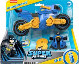 Boneco Batman e Moto De Batalha Imaginext Mattel - HNX91