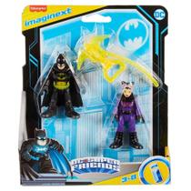 Boneco Batman e Mulher Gato Dc Friends Imaginext Mattel