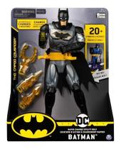 Boneco Batman - Figura de Luxo - C/ Som e Luz - 30cm - Sunny Boneco Batman - Figura de Luxo - C/ Som e Luz - 30cm - Sunny