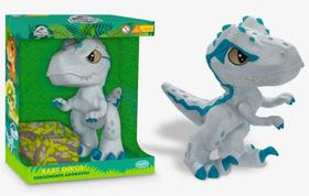 Boneco Bebê Dinossauro Blue Cinza Jurassic World Pupee