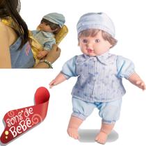 Boneco Bebe Joao Pedro Faz Sons de Nenem + Passeio Canguru Boneco Bebe Joao Pedro Faz Sons de Nenem + Passeio Canguru