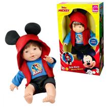 Boneco Bebe Mania Mickey Mouse Disney - 5156 Roma