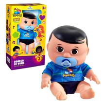 Boneco Bebê Miguel 3 Palavrinhas Deus É Amor 26 Cm - Adijomar