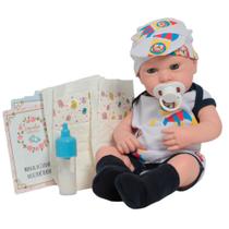 Boneco Bebê Reborn Príncipe Recém Nascido Com Kit Itens Boneco Bebê Reborn Príncipe Recém Nascido Com Kit Itens