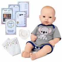 Boneco Bebê Reborn Realista Articulado Kit Coala Fofinho Boneco Bebê Reborn Realista Articulado Kit Coala Fofinho