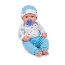 Boneco Bebê Reborn Silicone 42cm Com Kit Completo Realista Boneco Bebê Reborn Silicone 42cm Com Kit Completo Realista