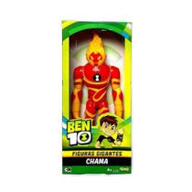 Boneco Ben 10 Figuras Gigantes Sunny Chama