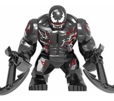 Boneco Big Blocos De Montar Grande Riot Venom Homem Aranha