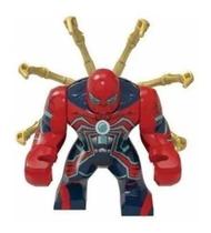 Boneco Big Blocos De Montar Homem Aranha Light Blue