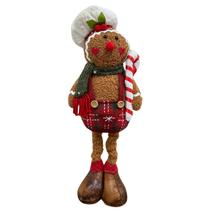 Boneco Biscoito Ginger de Natal Gingerbread 43cm