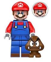 Boneco Bloco De Montar Mario Bros Chapéu Vermelho