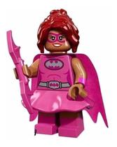 Boneco Blocos De Montar Batgirl Rosa Batman