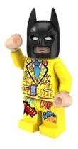 Boneco Blocos De Montar Batman Traje Grafite Boneco Blocos De Montar Batman Traje Grafite
