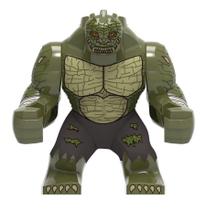 Boneco Blocos De Montar Big Crocodilo Super Vilão Batman